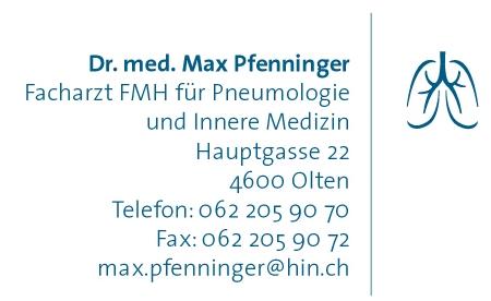 Dr. med. Max Pfenninger, Olten